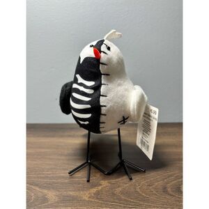 Spooky Village Skeleton fabric bird Halloween decoration